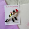 Goldfinch fridge magnet 