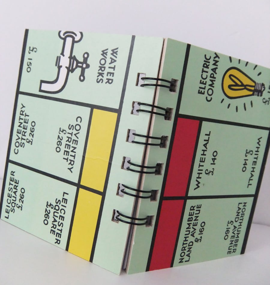 Small Monopoly Organiser Notebook 