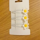Daisy Flower Hair Clips 