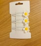 Daisy Flower Hair Clips 