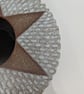White glazed stoneware decorative bowl. - Image 4