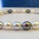 'Siren's Song' multi pearl stretchy bracelet 