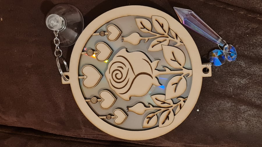 Rose Suncatcher 