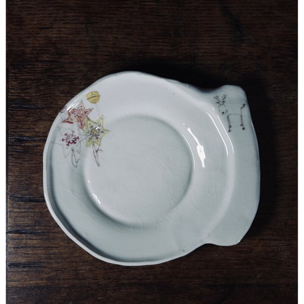 Metal star decorations Small Plate - The Christmas Series