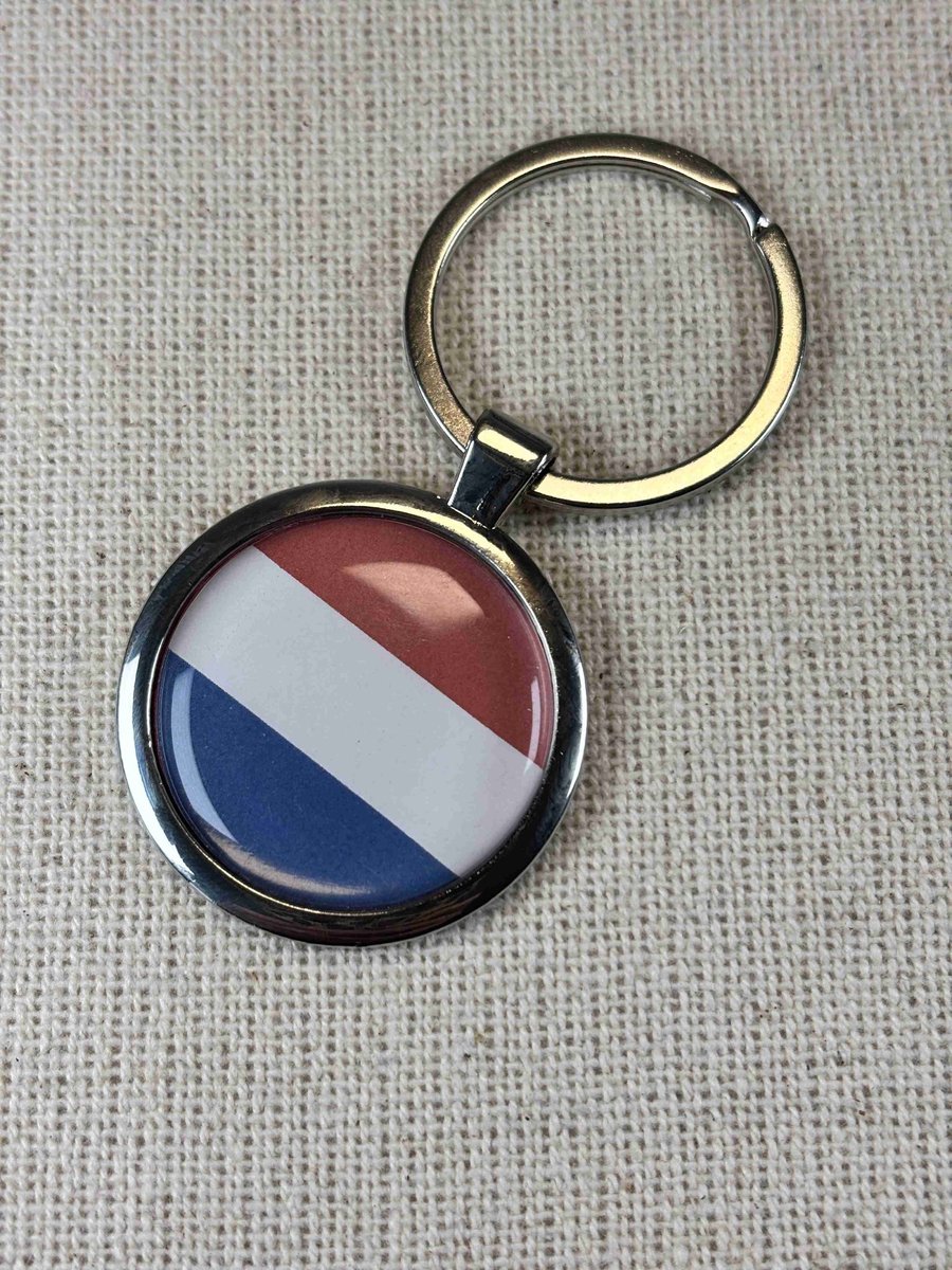 Netherlands Flag Keyring