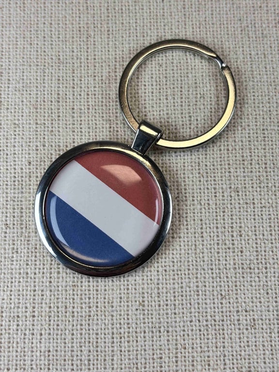 Netherlands Flag Keyring