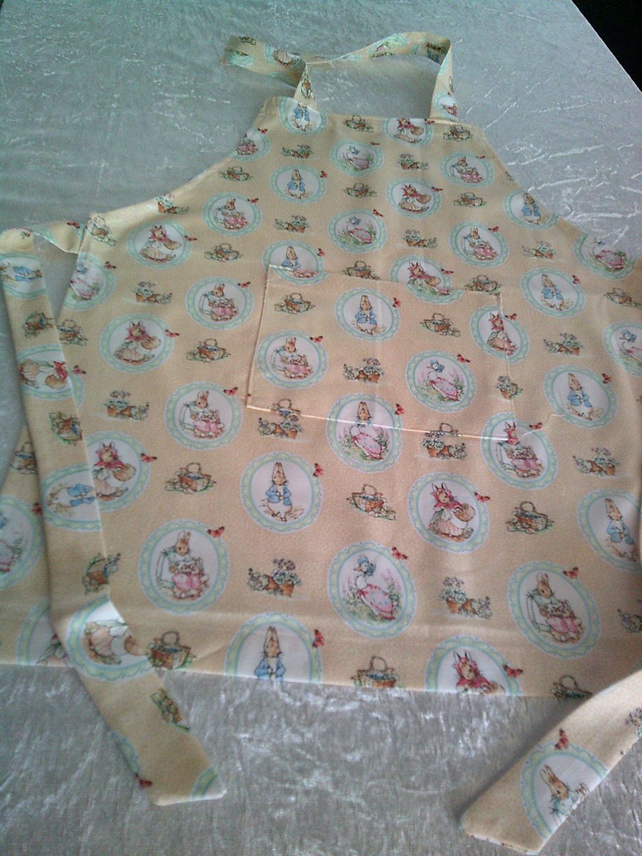 Beatrix Potter Characters in Ovals Child's Apron