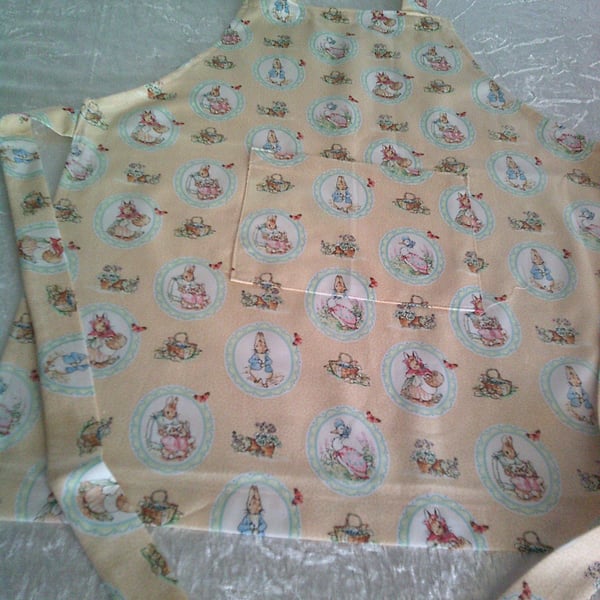 Beatrix Potter Characters in Ovals Child's Apron