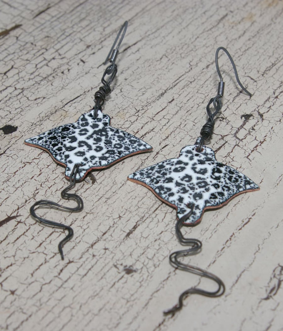 Eagle Ray Statement Earrings