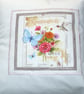 Hummingbird, Butterflies and seeds cushion - Image 2