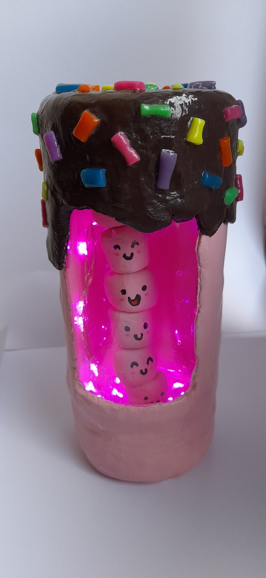 Sweet Pink Marshmallow Lamp