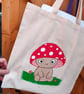 Free hand painted tote bags 