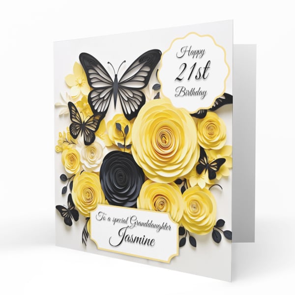 Personalised Birthday Card, Female, 30th, 40th, 50th, 60th, 70th, C163