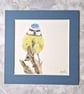 Bluetit - Original Coloured Pencil Drawing - Image 2