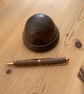 Walnut pen and holder - Image 2