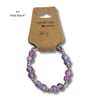 Bracelet 4 – Handmade Purple Crackle Glass Bracelet 6”