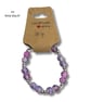 Bracelet 4 – Handmade Purple Crackle Glass Bracelet 6”