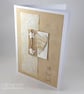 Handmade sympathy card - paper heart - Image 6