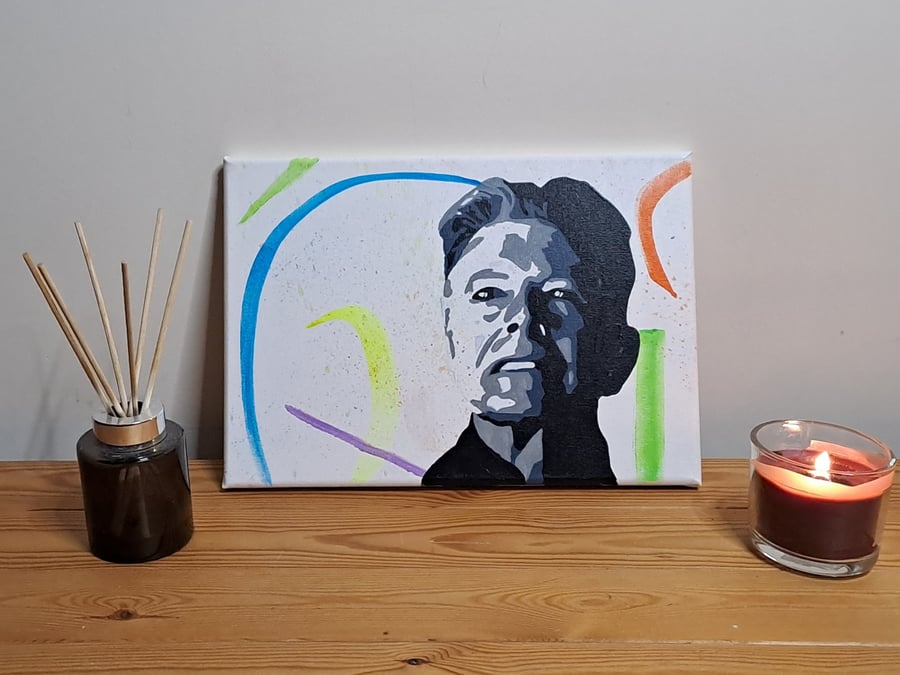 Bowie – Original David Bowie Inspired Pop Art Painting