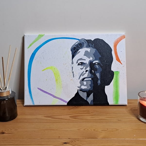 Bowie – Original David Bowie Inspired Pop Art Painting