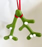 Fused Glass Mistletoe Decoration  - Image 3