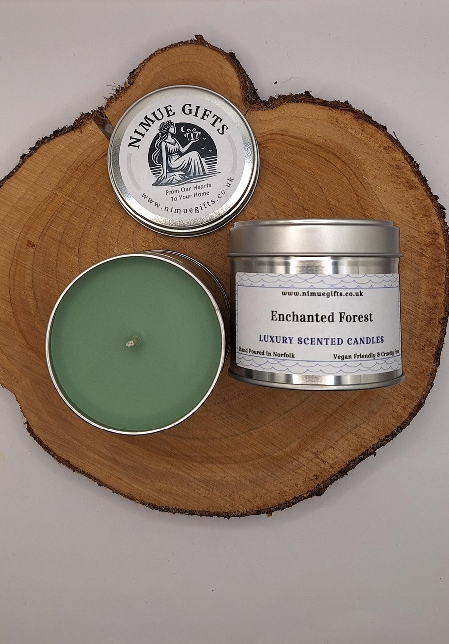Enchanted Forest Scented Candle In A Tin