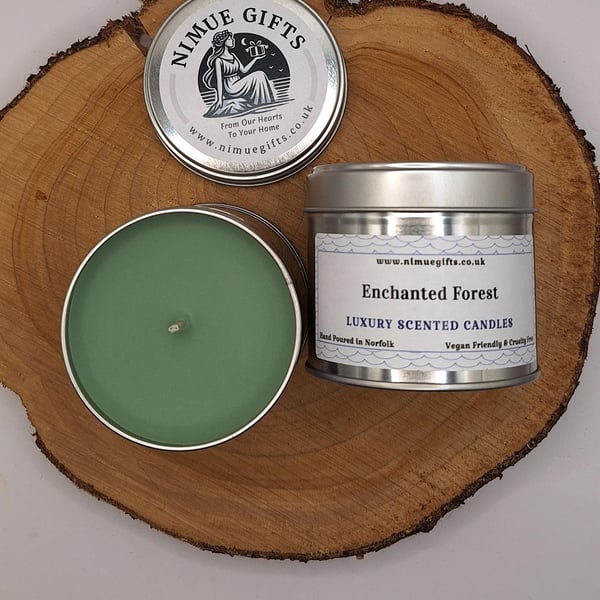 Enchanted Forest Scented Candle In A Tin
