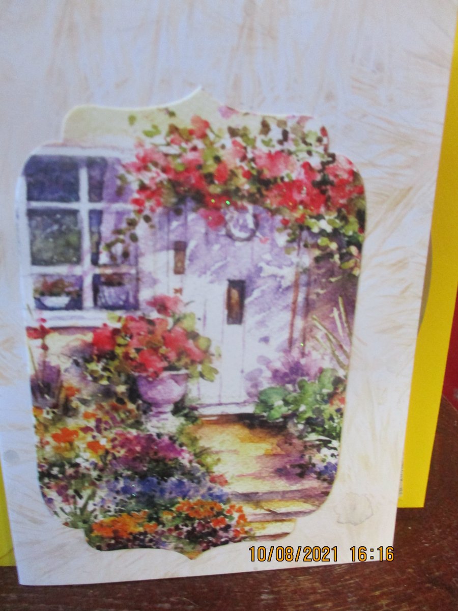 Flowers around the Front Door Card