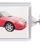 MGF Mk1 1996 (Red) - Keyring with 50x35mm Insert - Car Enthusiast