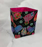 Cats fabric basket, Cats storage bin, 3 options, Handmade - Image 3