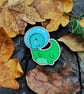 Dinosaur pin, Dinosaur Christmas gift, Astronaut pin, Space pin, Trex gift - Image 1