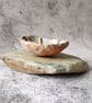 Sea Fossil Dish, Clay Pastel Trinket Bowl, Handmade Ceramic Vessel - Image 8