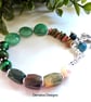  Multigemstone Chakra Designer Charm Bracelet  - Image 2