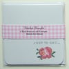 'Stitched Thoughts' Set of Four Cross Stitch Theme, Notecards & Envelopes 