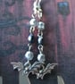 Bat earrings Halloween Steampunk