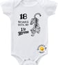 Baby Bodysuit18 Years Until My First Tattoo With Dragon Design 