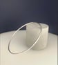 Sterling Silver Solid 2mm Round Stacking Bangle - Plain-Smooth (Sizes S-M-L-XL) - Image 4