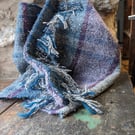 cowl, hand woven, warm, all wool