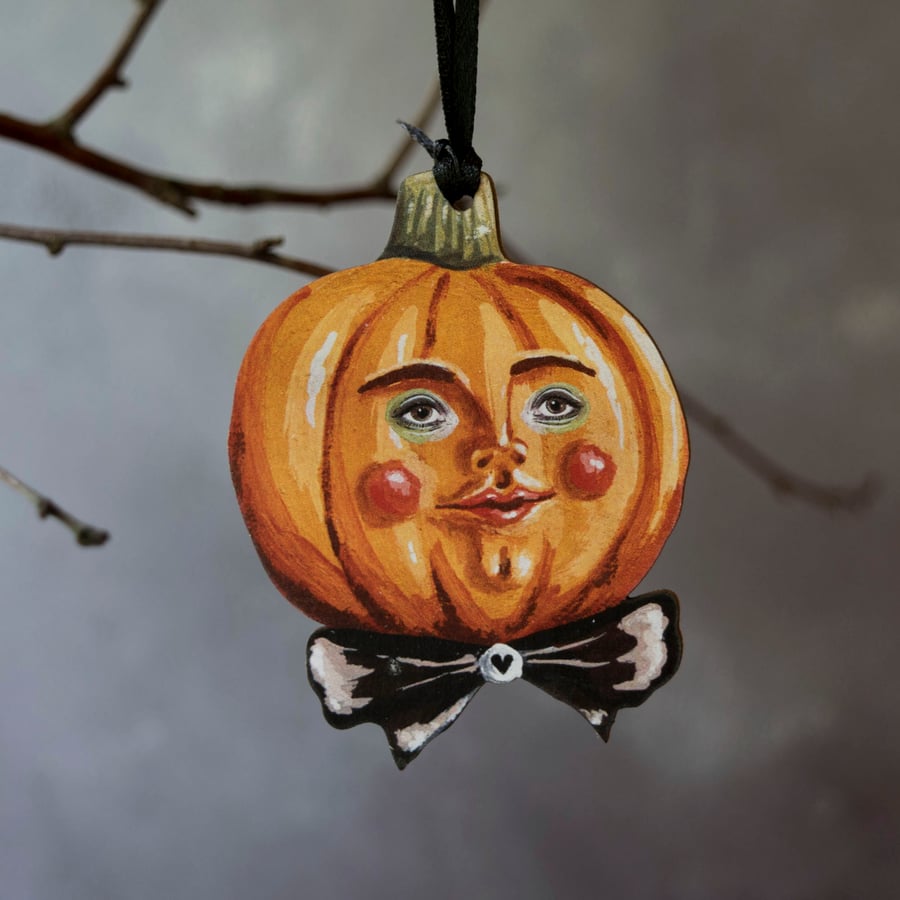 Peter pumpkin illustrated laser cut Halloween decoration