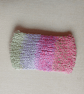 HAND KNIT Ladies Topical Peach Headband - Image 5