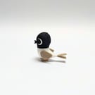Muted Bird - Wool Felt Sculpture