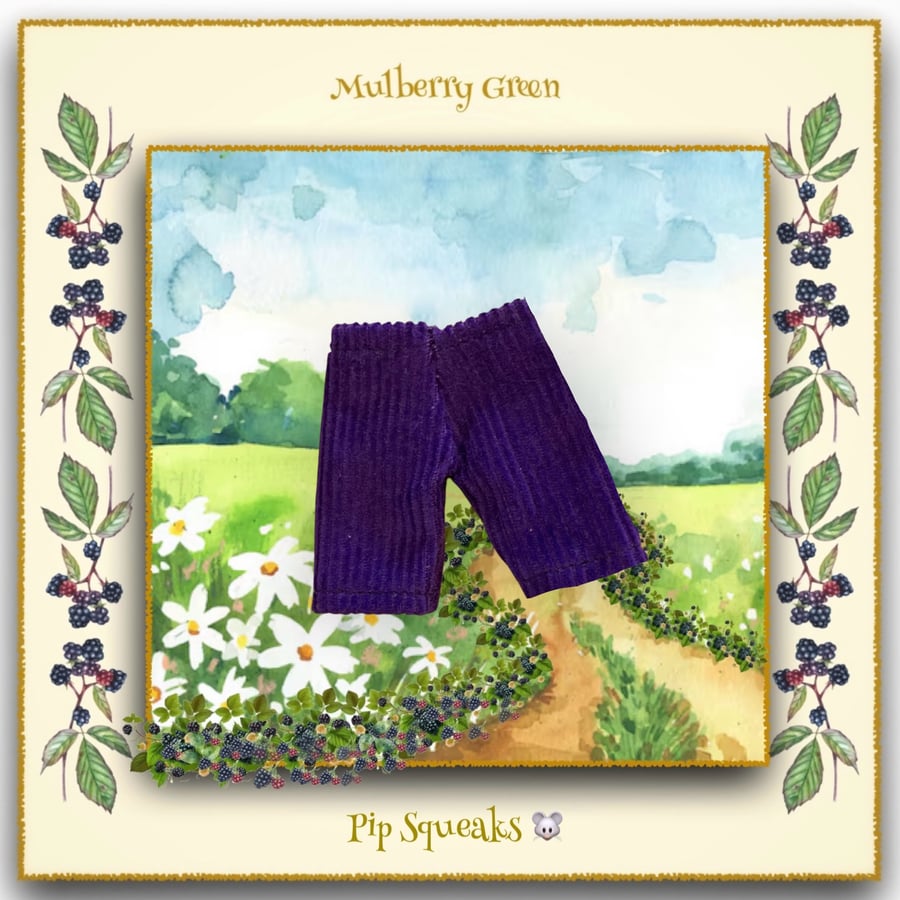 Pip Squeaks’ Purple Corduroy Trousers 
