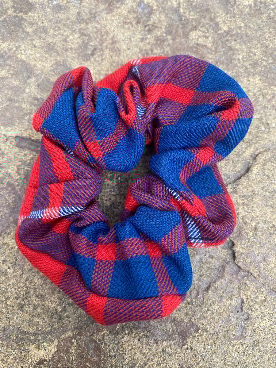 Hamilton Tartan Hair Scrunchie