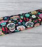 Wheat Bag with Day of Dead theme Fabric - Image 4