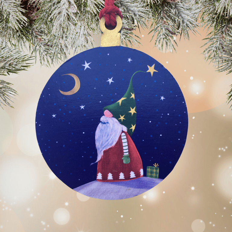 Christmas Gnome Hanging Tree Ornament Decoration