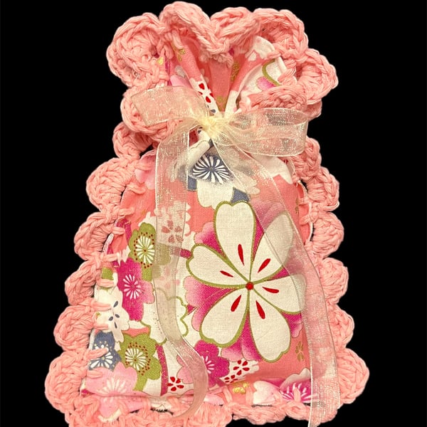 Small Reusable Gift Bag, Gift Bag, Flower Gift Folksy