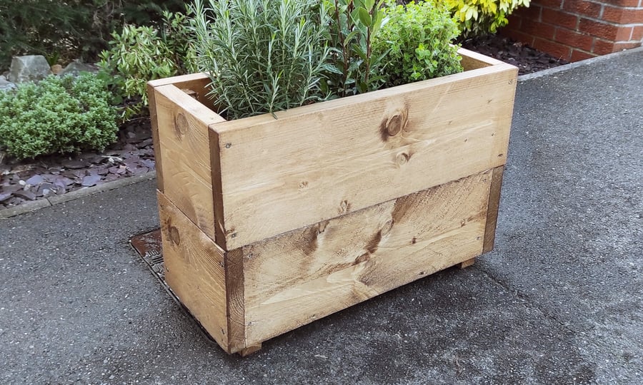 Warthog. Double Height Scaffold Board Garden Planter