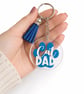 Cat Dad Keyring With Tassel - Image 3