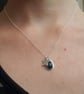 Iolite and silver star pendant, September birthstone, Celestial jewellery - Image 6
