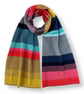 Engineered Stripe Big Scarf